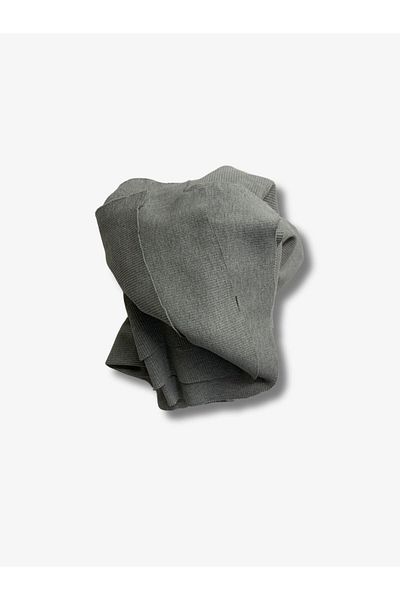 Yiğit Kumaş Gray Camisole (Rib) Fabric, Piece 105X130 cm