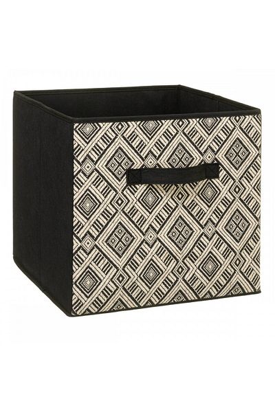5 five simply smart Etnique storage box, polyester, 31 x 31 cm