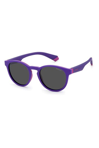 Polaroid Polarized Sunglasses for Girls Polaroid PLD 8048/S 848/M9, Plastic, Purple, 45 mm
