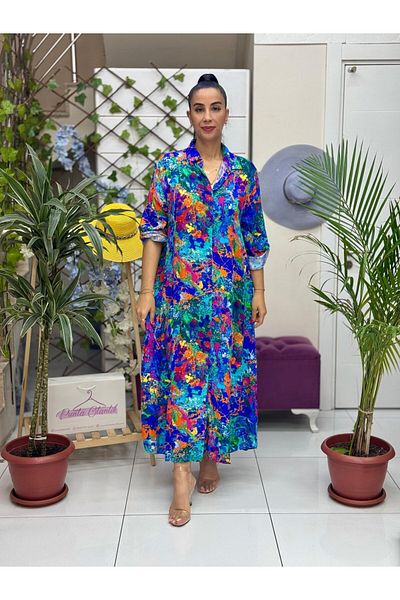 Punta Otantik Ece616119 Cotton Viscose Ece Dress