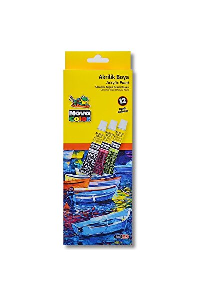 Nova Color Akrilik Boya Tüp 7 Ml 12li Takım