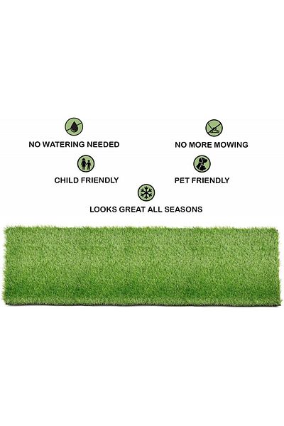 Atmosphera Créateur D'intérieur Gazon artificial, verde, fibră de plastic, 1x3 m