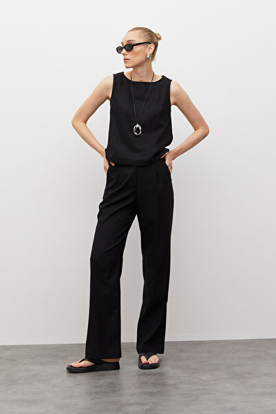 urban focus Linen Palazzo Trousers