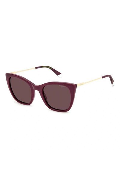Polaroid Polaroid Women's Sunglasses PLD 4144/S/X B3V/KL, Bordeaux, Butterfly, 52 mm