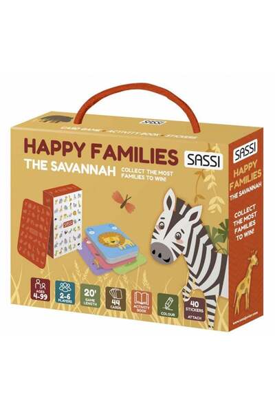 SASSI Mutlu Aileler - Kart Oyunu - Savanna