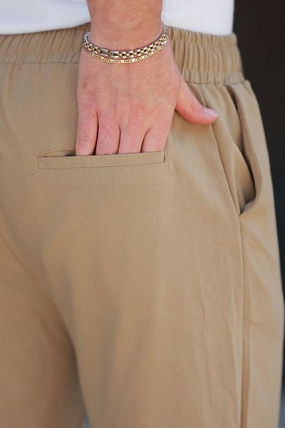 Madmext Мъжки панталон Camel Regular Fit E6574