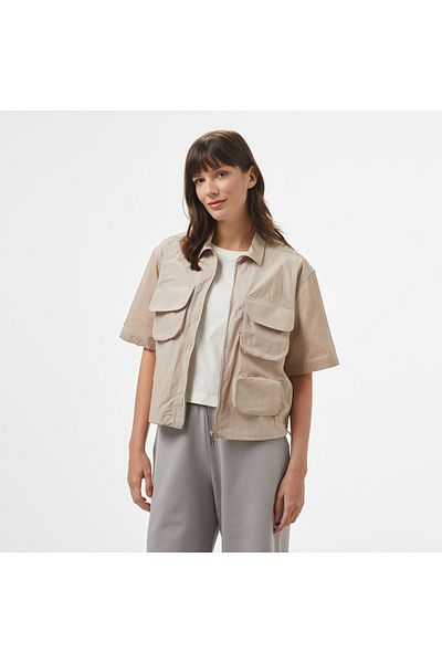United 4 United4 Woven Crop Women's Gray Shirt