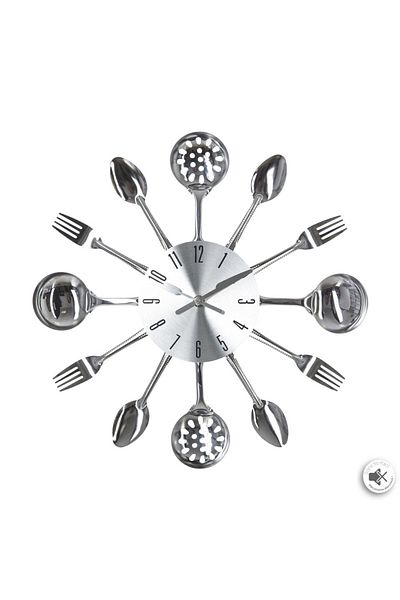 Atmosphera Créateur D'intérieur Kitchen Utensils wall clock, 38 cm