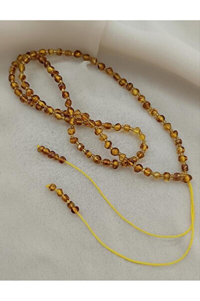 Hd Marketim Necklace Amber Amber Natural Stone Adjustable Rope Adult Necklace