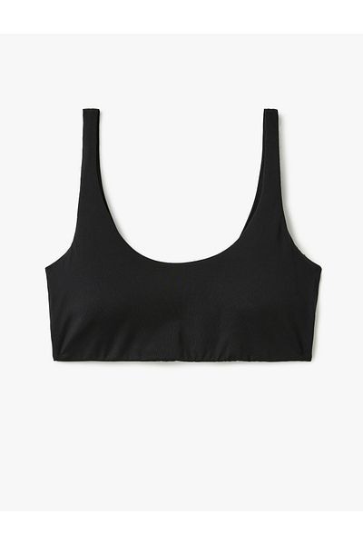 Koton Coated U Neck Sleeveless Sports Bra