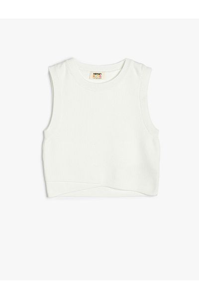 Koton Sleeveless Knitwear Basic Crop Undershirt
