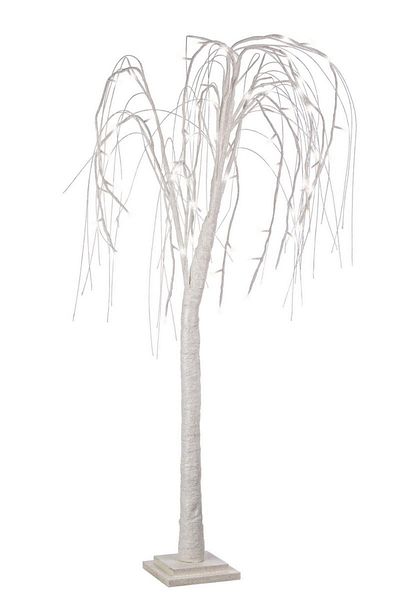 Bizzotto Decorative white LED tree Irid 70x60x120 cm