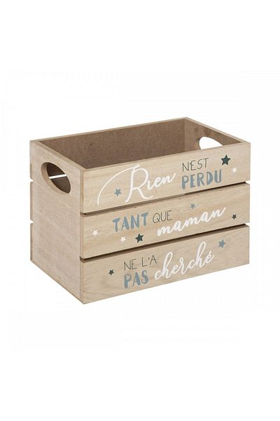 Atmosphera Créateur D'intérieur Set of 2 Rien storage chests, mdf, 24x15xH17 cm, 30x20xH20 cm