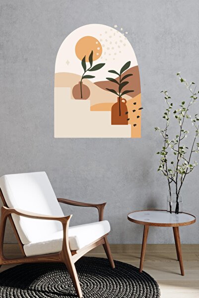 Akıllı Kağıt Ev Dekorasyon Bohem Sticker 50 x 60 cm (Model-56)