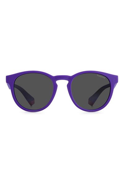 Polaroid Polarized Sunglasses for Girls Polaroid PLD 8048/S 848/M9, Plastic, Purple, 45 mm