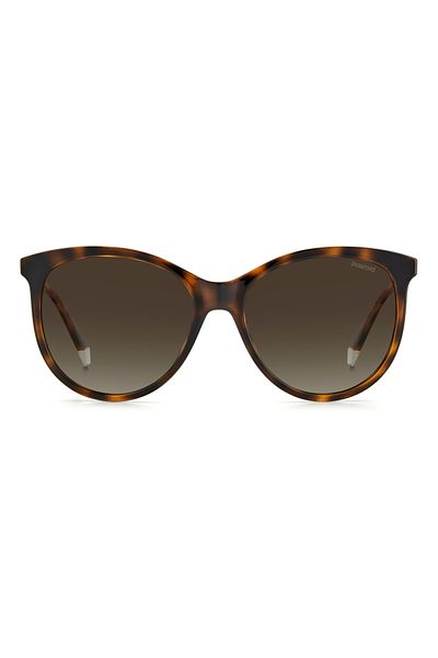 Polaroid Ochelari de soare pentru femei PLD 4131 S/X 086/LA, Havana, Ovali, 57 mm