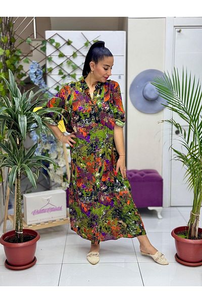 Punta Otantik Ece616128 Cotton Viscose Ece Dress