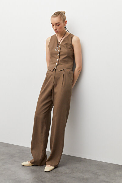urban focus Linen Palazzo Trousers