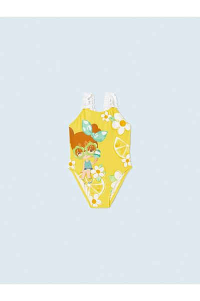 MAYORAL Girl Swimsuit 1786 Yellow