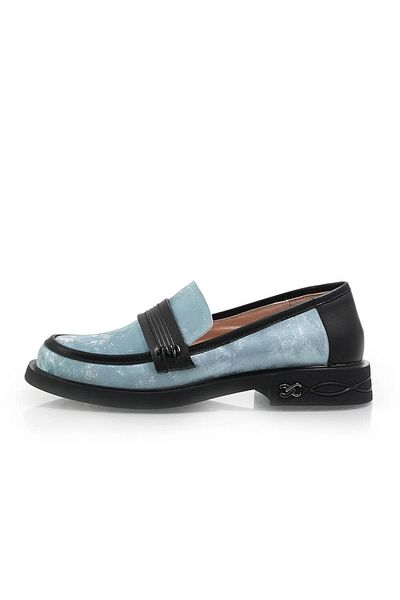 SCADO Pantofi Loafers Scado 2502207 BLEU