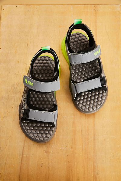Vicco Felipe Lighted Baby Boy Gray Sandals