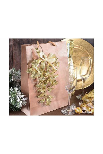 Decorer Artificial golden twig 44 cm