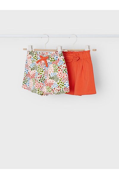 MAYORAL Set de 2 perechi de pantaloni scurți sport pentru fete 3210 Colorați