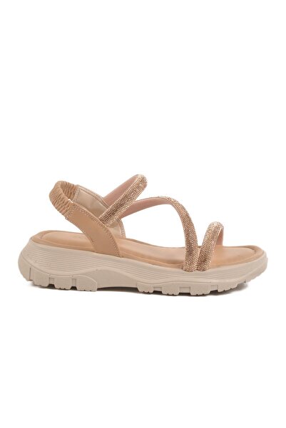WALKWAY Beige Women's Sandals T-005 Z