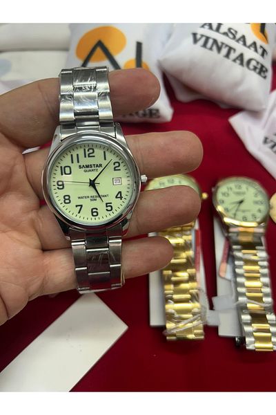 Samstar Phosphorescent Steel Men's Wrist Watch