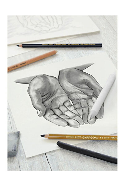 Faber Castell Kömür Sketch Seti,7 Parça