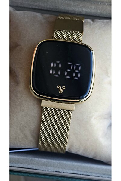 Raymond Rym-1122L Digital Women's Watch - Steel Case and Cord - 5 Atm - 2 Years Warranty