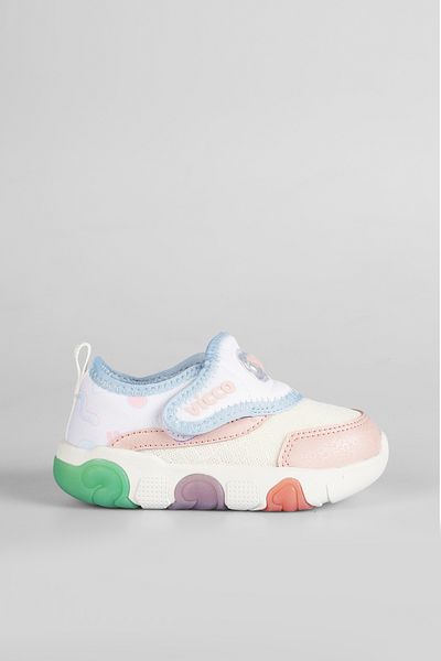 Vicco Sort Lighted Girls Preschool White Sports Shoes