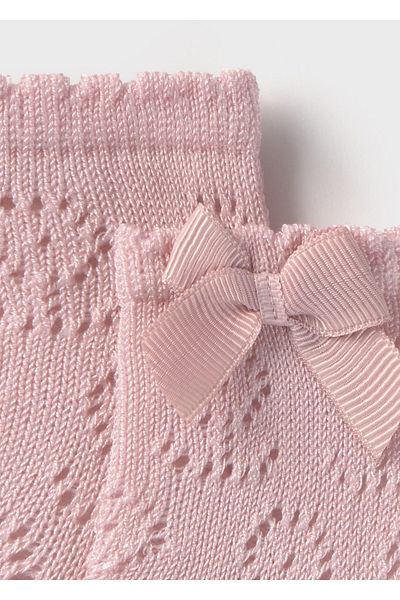 MAYORAL Baby Girl Openwork Socks Pink 9865