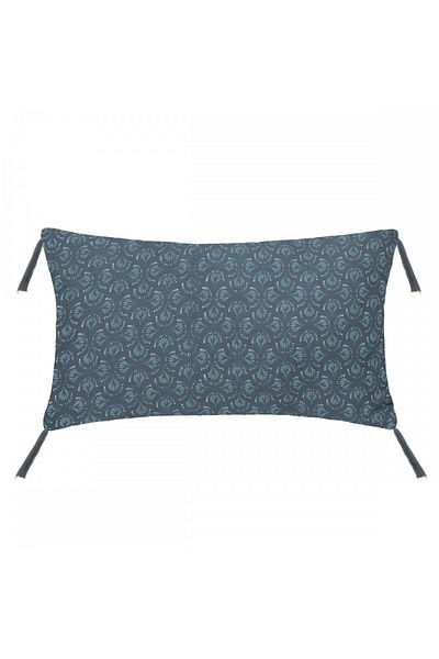Atmosphera Créateur D'intérieur Linah pillow, polyester, blue, 50x30 cm