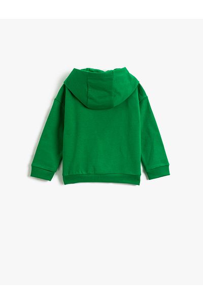 Koton Hanorac verde cu model pentru bebeluși 3WMB10382TK