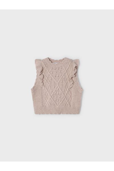 MAYORAL Girl Sweater 4313 Brown