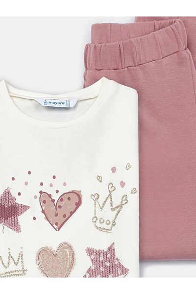 MAYORAL mayoral Girl Set of blouse, top and pants 4889 Pink