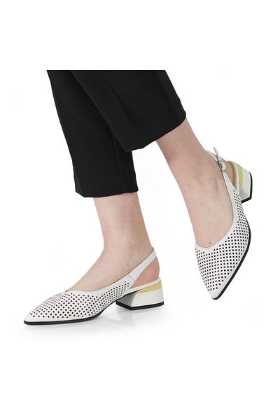 FIORE FINO CUT-OUT SHOES FIORE FINO 2501027 WHITE