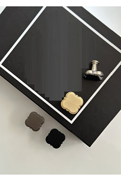 BafArt Furniture Handle 1907 Button Satin Silver