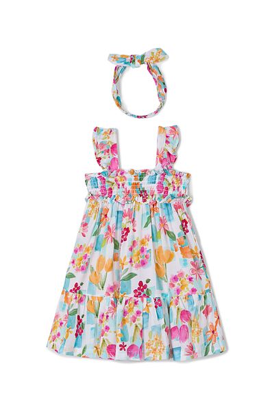 MAYORAL Girl Summer Dress 3939 Colorful