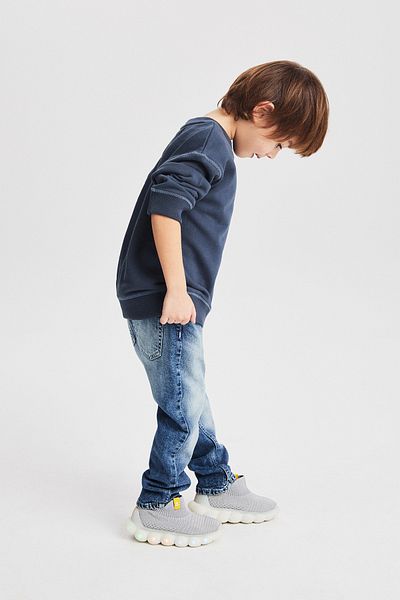 Vicco Bomb Lighted Baby Boy Gray Sports Shoes