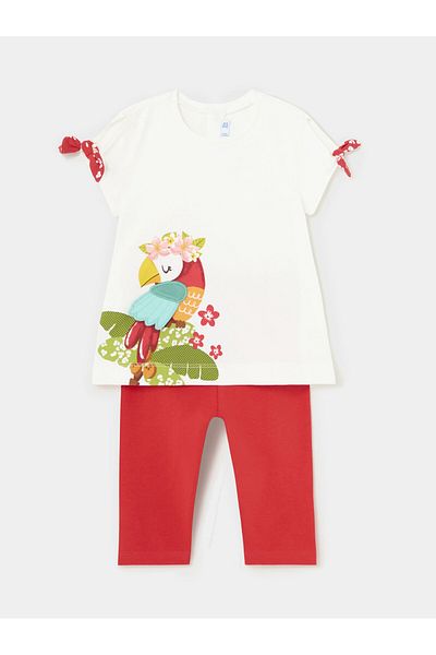 MAYORAL Girl Set T-shirt and leggings 1738 Red