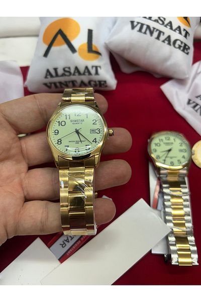 Samstar Phosphorescent Steel Men's Wrist Watch