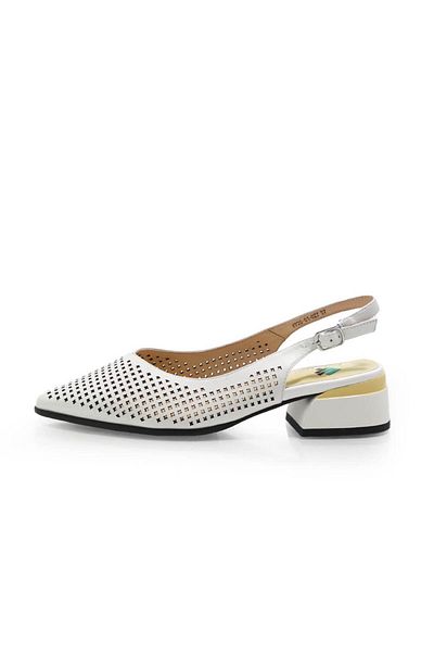 FIORE FINO CUT-OUT SHOES FIORE FINO 2501027 WHITE