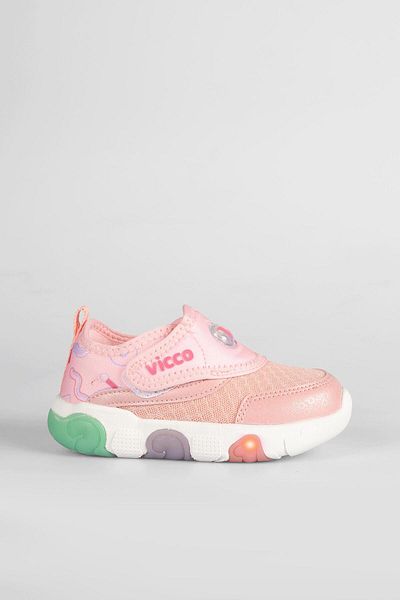 Vicco Sort Lighted Baby Girl Powder Sports Shoes