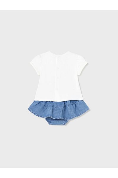 MAYORAL mayoral Girl Set blouse and skirt 1831 Colorful