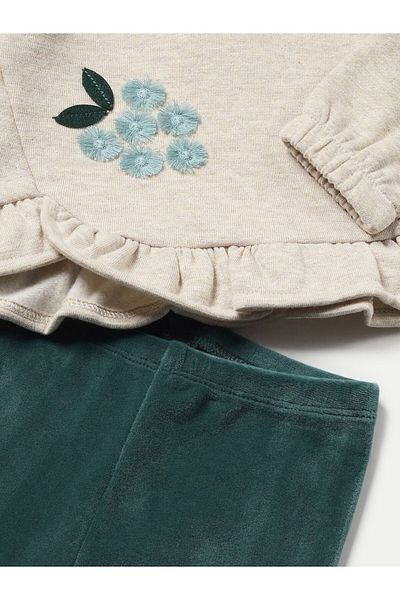 MAYORAL Girl Set blouse and leggings 2706 Green