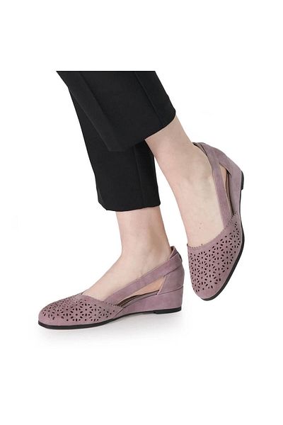 FIORE FINO FIORE FINO PERFORATED SHOES 2501088 PINK