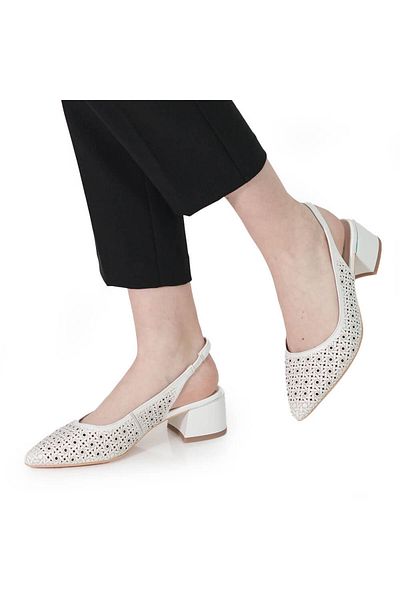 FIORE FINO FIORE FINO CUT-OUT SHOES 2501110 WHITE