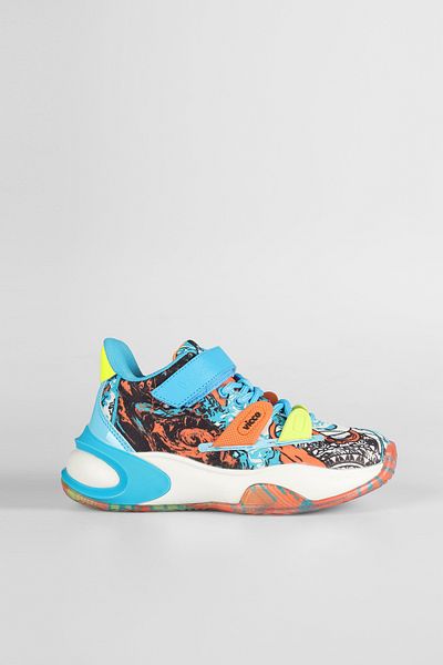 Vicco Universe Printed Boy's Green Sneaker